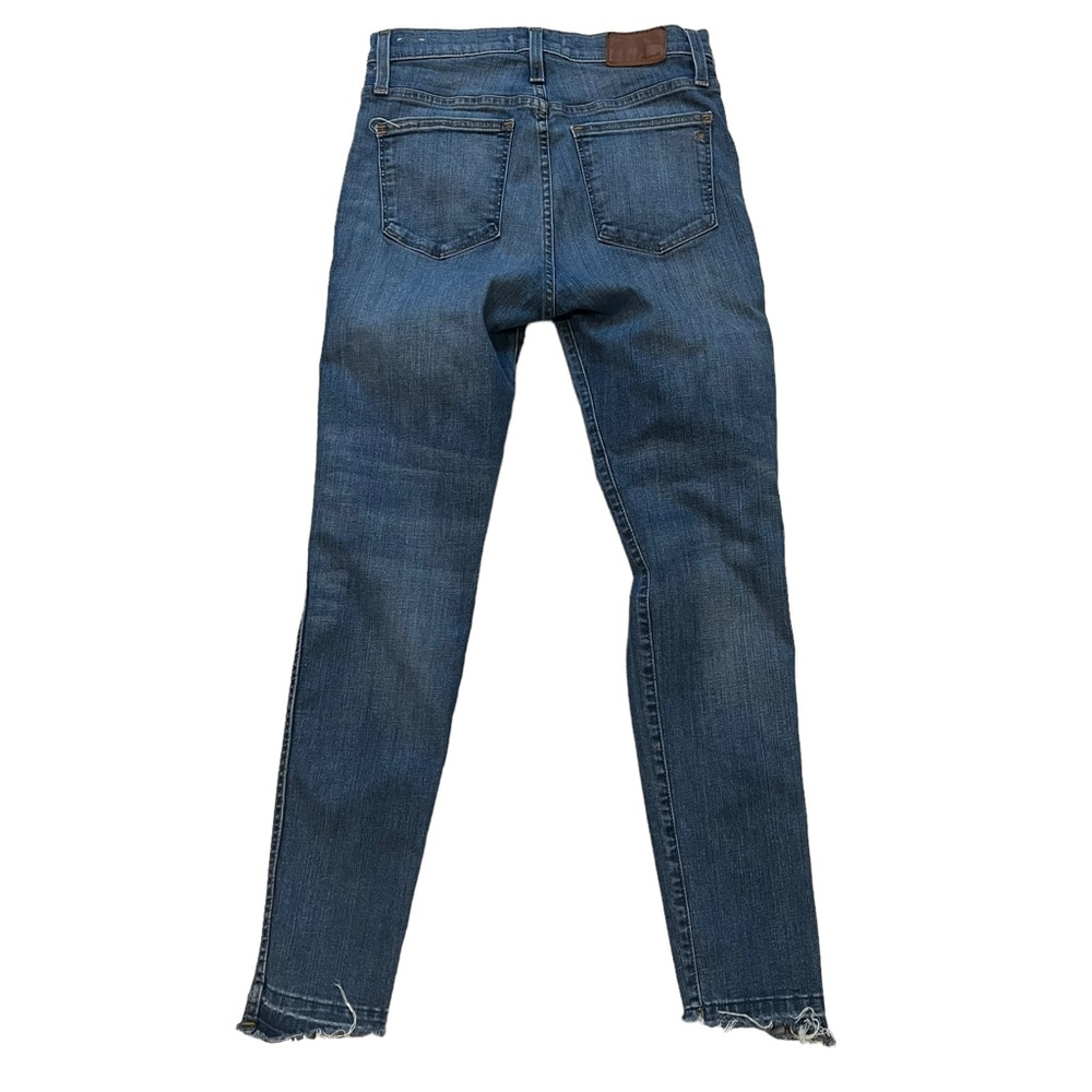 Madewell 10" High-Rise Skinny Jeans: Drop Step-Hem Edition, Sz 28 - Picture 5 of 15